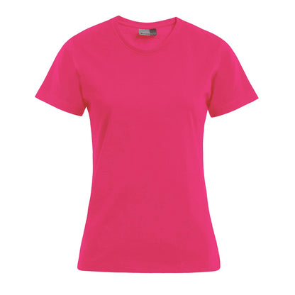 Fransaert Premium Damen T-Shirt mit Logo – Promodoro Women’s Premium-T 3005 in pink