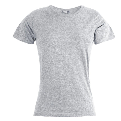 Fransaert Premium Damen T-Shirt mit Logo – Promodoro Women’s Premium-T 3005 in sports grey