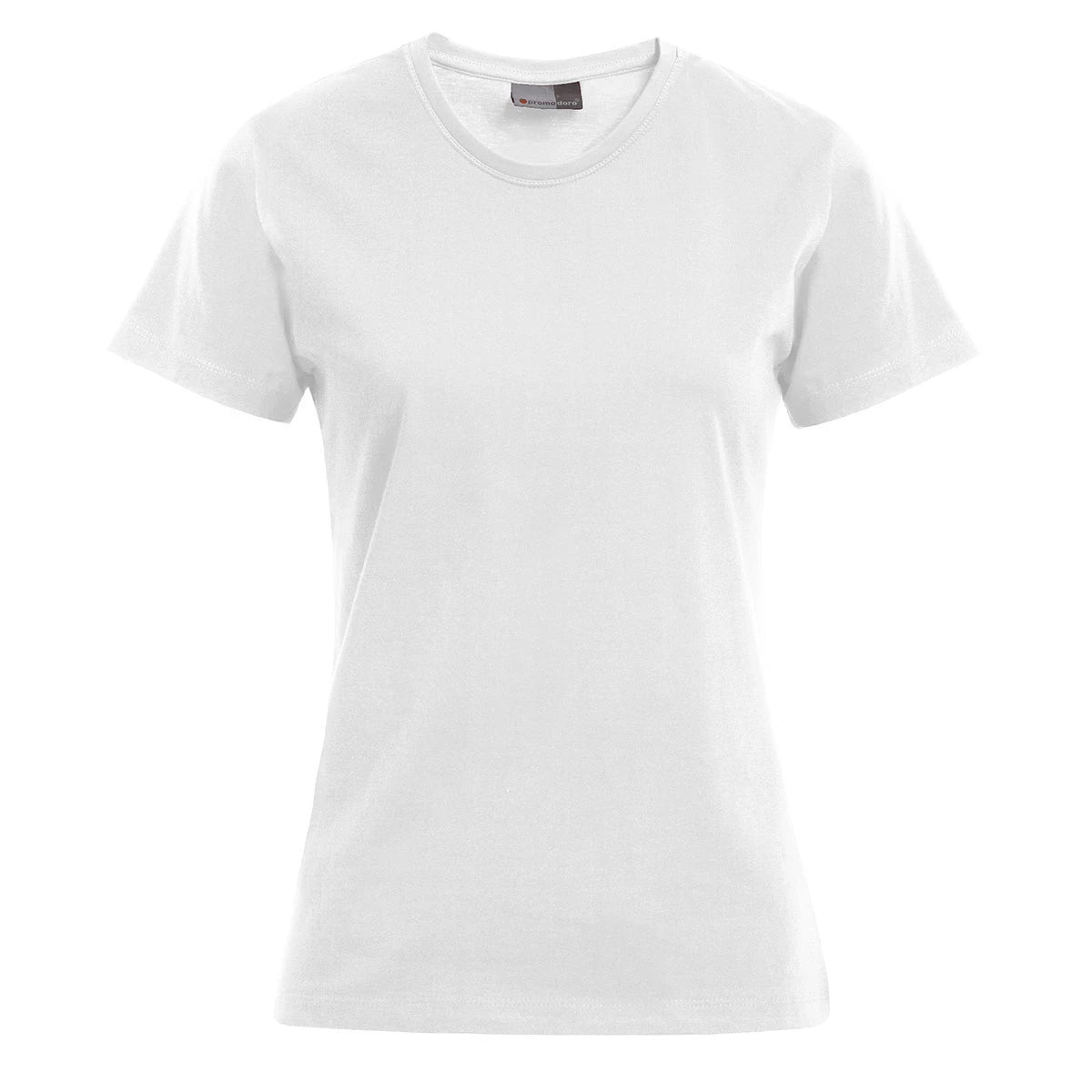 Fransaert Premium Damen T-Shirt mit Logo – Promodoro Women’s Premium-T 3005 in white