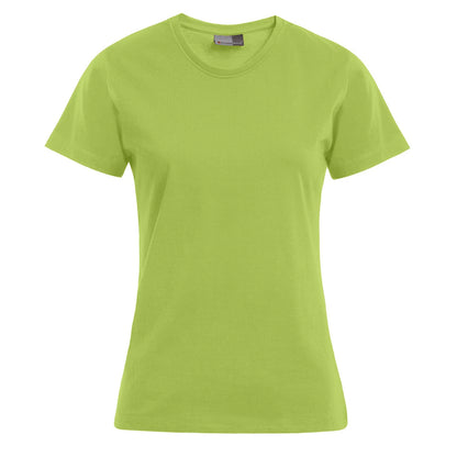 Fransaert Premium Damen T-Shirt mit Logo – Promodoro Women’s Premium-T 3005 in wild lime