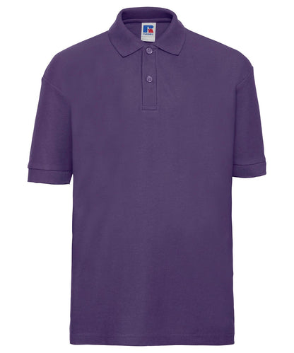Russell 539B Kinder Poloshirt Purple