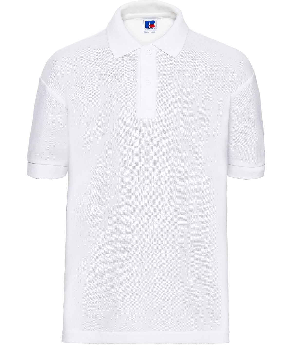 Russell 539B Kinder Poloshirt White