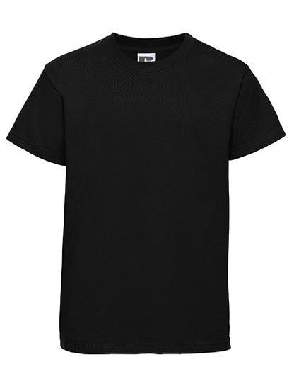 Fransaert Standard Kinder T-Shirt mit Logo – Russell 180B in Black