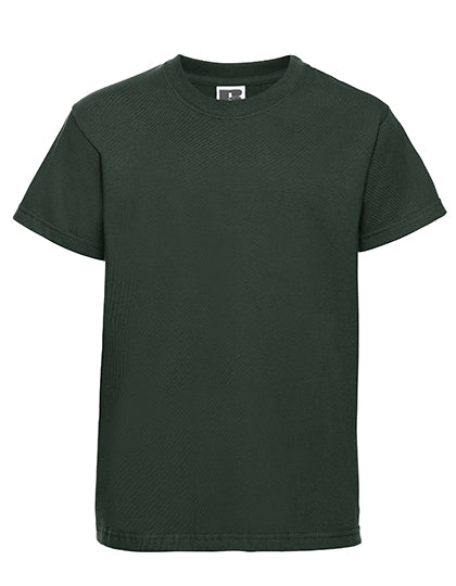 Fransaert Standard Kinder T-Shirt mit Logo – Russell 180B in Bottle Green