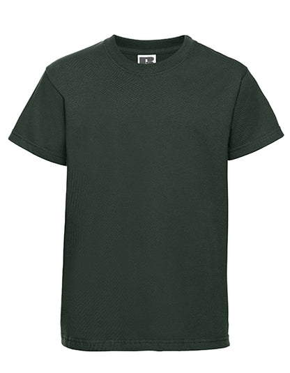 Fransaert Standard Kinder T-Shirt mit Logo – Russell 180B in Bottle Green