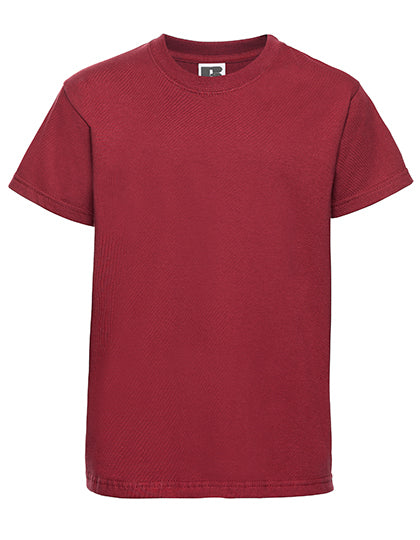 Fransaert Standard Kinder T-Shirt mit Logo – Russell 180B in Classic Red