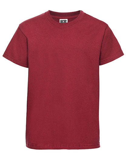 Fransaert Standard Kinder T-Shirt mit Logo – Russell 180B in Classic Red