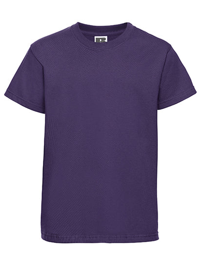 Fransaert Standard Kinder T-Shirt mit Logo – Russell 180B in Purple