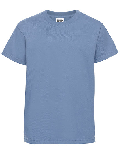 Fransaert Standard Kinder T-Shirt mit Logo – Russell 180B in Sky