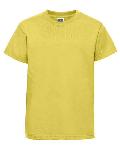 Fransaert Standard Kinder T-Shirt mit Logo – Russell 180B in Yellow