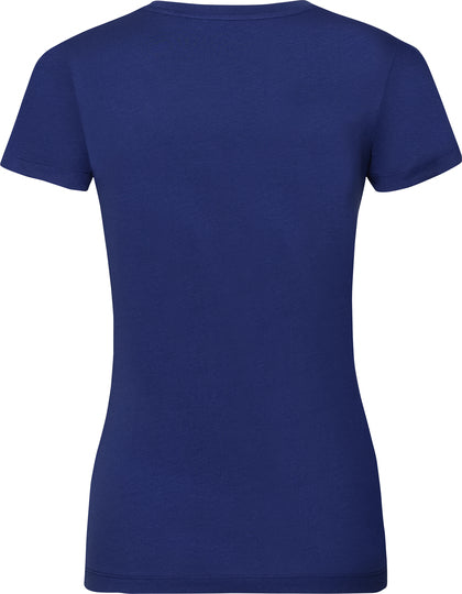Fransaert Standard Damen-T-Shirt mit Logo – Russell Ladies Authentic Classic T detail back