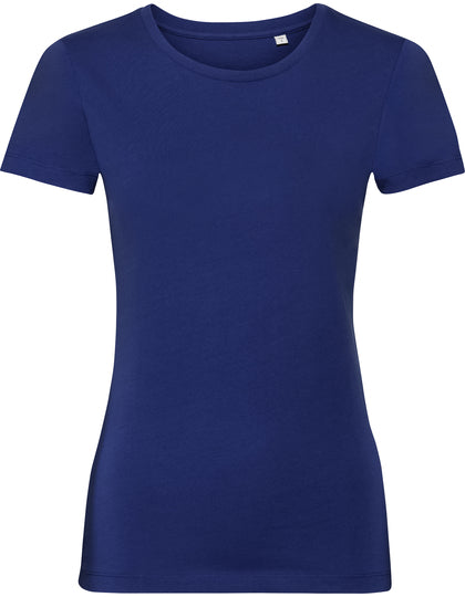 Fransaert Standard Damen-T-Shirt mit Logo – Russell Ladies Authentic Classic T detail front