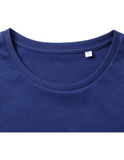 Fransaert Standard Damen-T-Shirt mit Logo – Russell Ladies Authentic Classic T detail neck