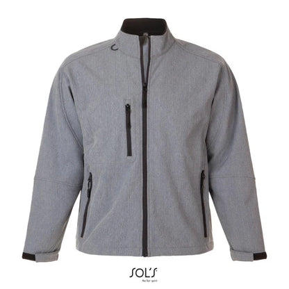 SOL'S Relax 46600 Herren Softshelljacke Grey Melange