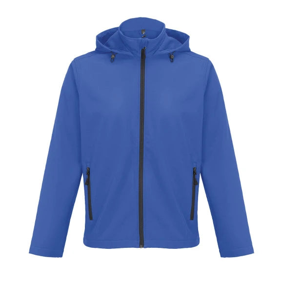 Fransaert Preisbewusst Herren Softshelljacke mit Kapuze mit Logo | SOL'S Race Hooded Men 04447