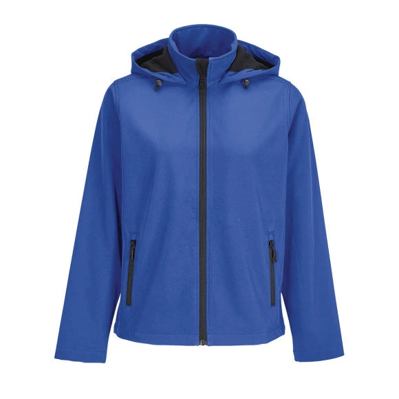 Fransaert Preisbewusst Damen Softshelljacke mit Kapuze mit Logo | SOL'S Race Hooded Women 04448