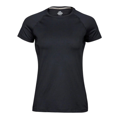 Tee Jays Women's CoolDry 7021 Black