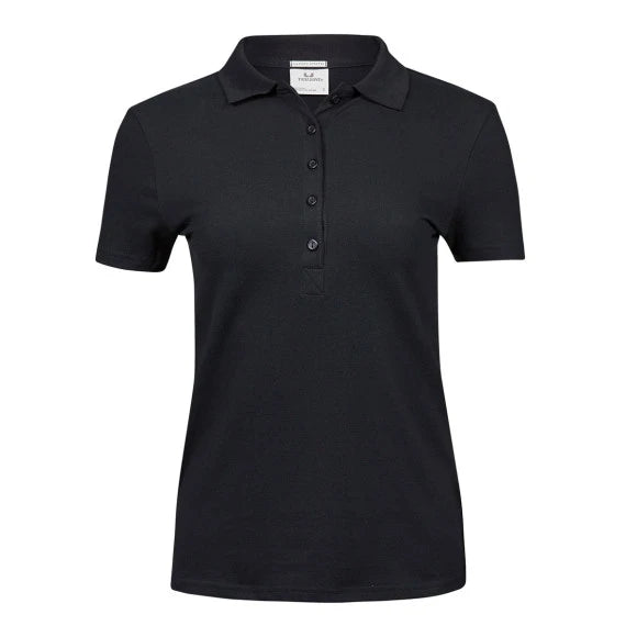 Tee Jays Women's Luxury Stretch Polo 145 black