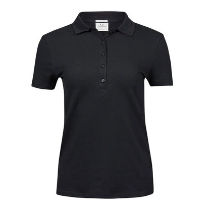 Tee Jays Women's Luxury Stretch Polo 145 black