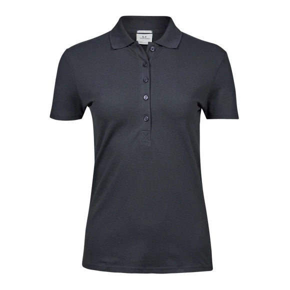 Tee Jays Women's Luxury Stretch Polo 145 dark grey