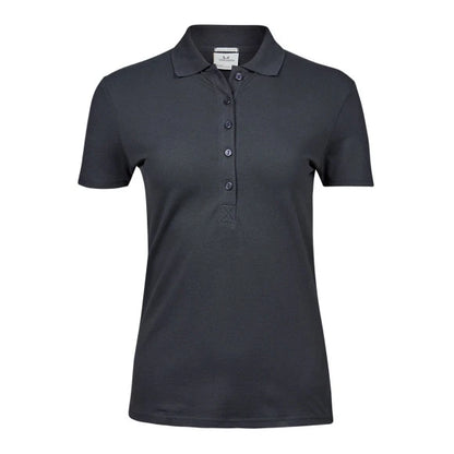 Tee Jays Women's Luxury Stretch Polo 145 dark grey