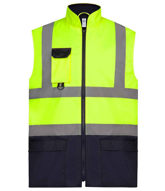 Yoko HV005 – hi vis yellow/navy